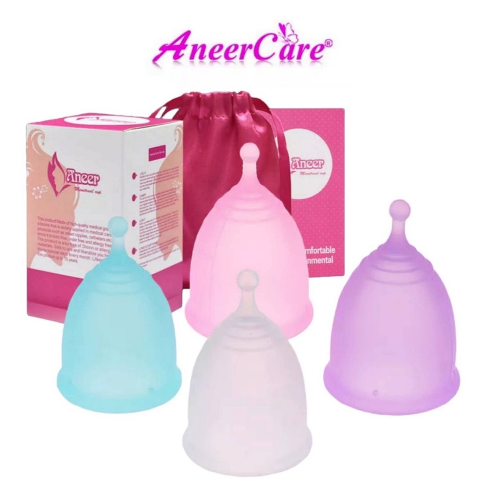 Brand New Silicone Menstrual Cups (set of 2) - sz L
